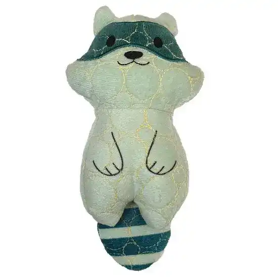 Bite Force Kevlar Tough Racoon Plush Dog Toy 19658