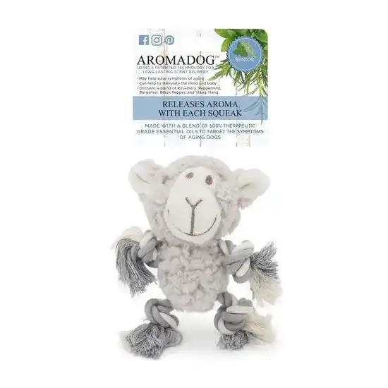 Aromadog Senior Mini Fleece Rope Dog Toy 18476