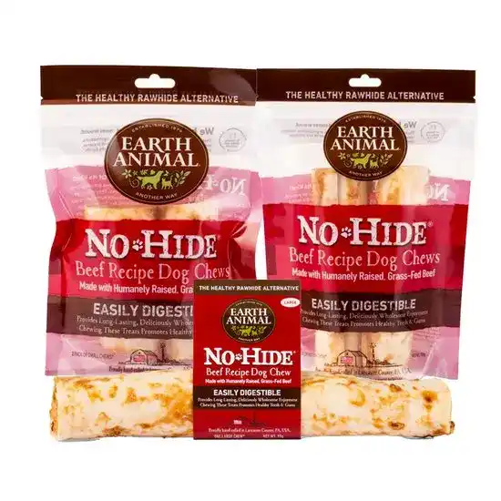 Earth Animal No Hide Beef Chews for Dogs 3302