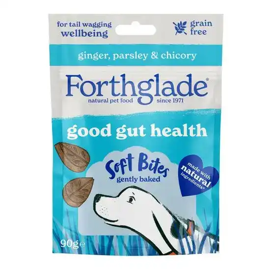 Forthglade Soft Bites Good Gut Health Dog Treats with Parsley