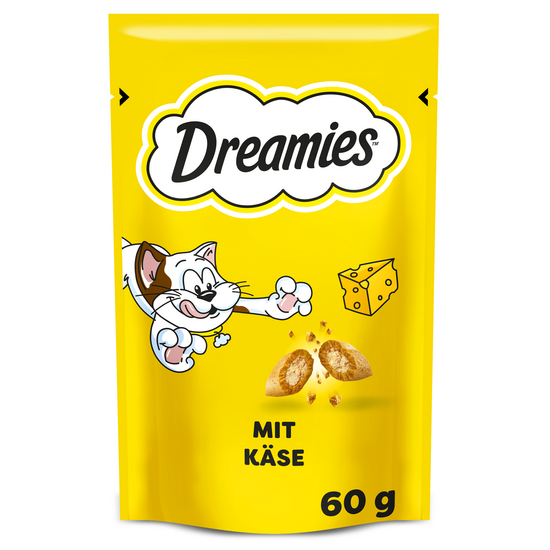 Dreamies Cat Treats with Cheese 60g Packs 16405