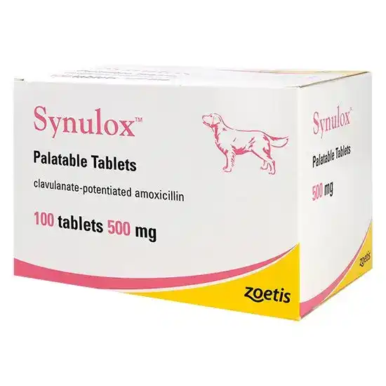 Synulox Palatable Tablets for Dogs 500mg 3117