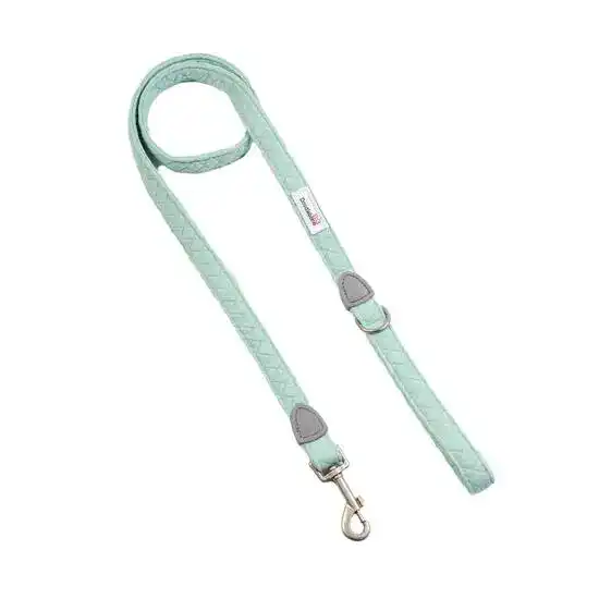 Doodlebone Dinky Dog Lead for Small Dogs & Puppies 1.2m Mint Quilt 18816