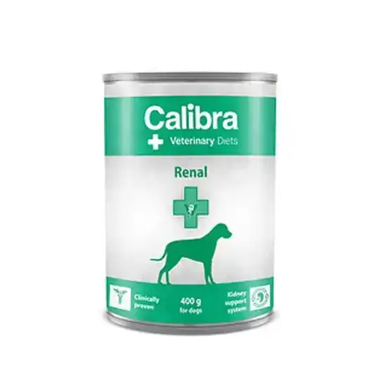 Calibra Veterinary Diets Renal Wet Dog Food 6 x 400g Cans 16050