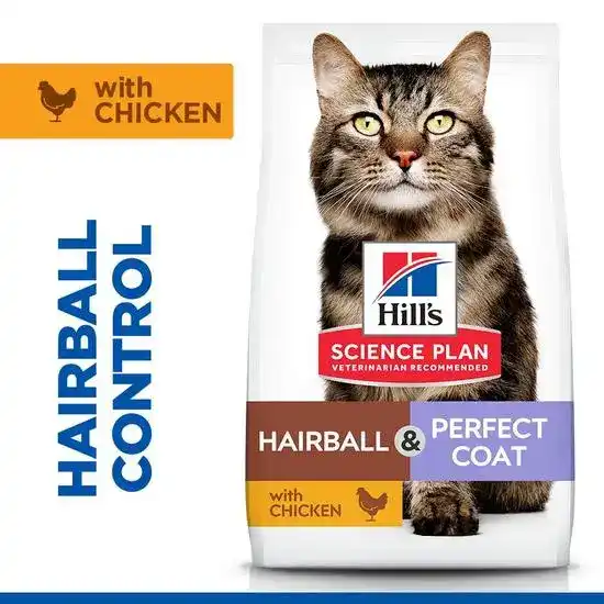Hill's SCIENCE PLAN Specialty Adult Hairball & Perfect Coat Dry Cat Food with Chicken 17990