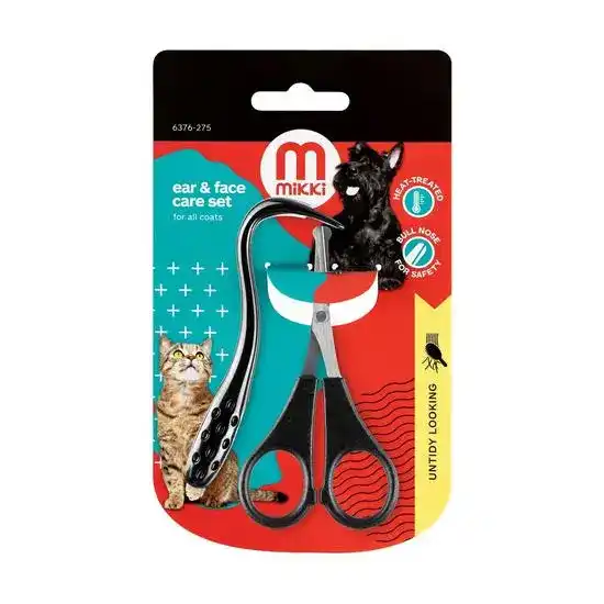 Mikki Neat & Tidy Ear & Face Care Set for Dogs & Cats 16414