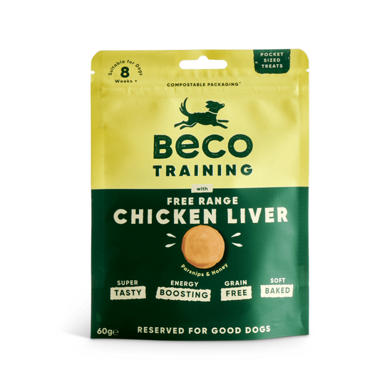 Beco Grain-Free Training Dog Treats with Free Range Chicken Liver