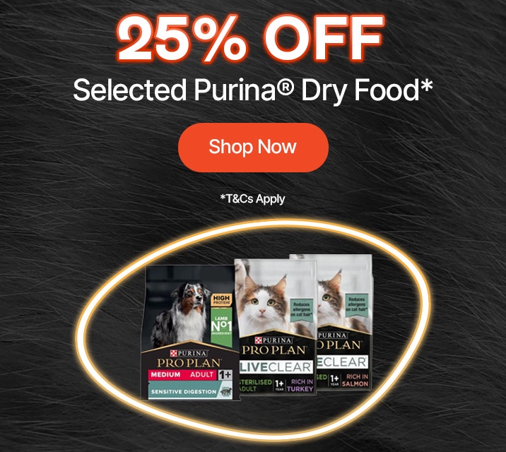 25% Off Selected Purina Pro Plan*