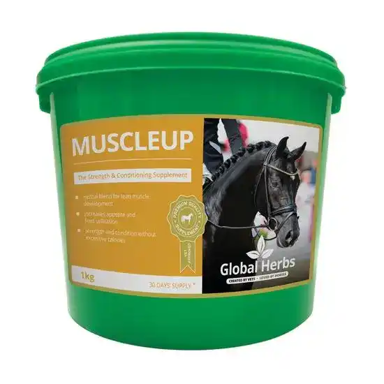 Global Herbs MuscleUp Horse Strength and Conditioning Supplement Powder 19749