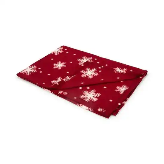 Petface Pet Comforter Blanket Fleece Christmas Snowflake 18504