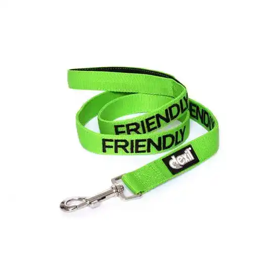 Dexil Friendly Awareness Dog Lead Green 18607