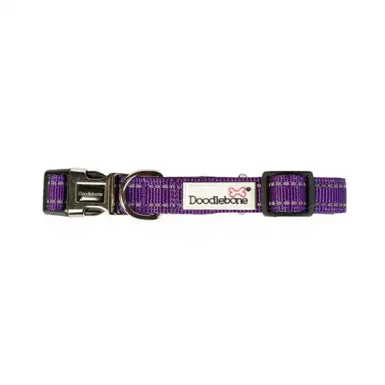 Doodlebone Padded Dog Collar Violet 18805