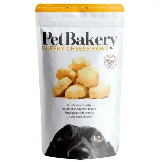 Pet Bakery Luxury Cheeky Cheese Paws Treats for Dogs 190g Packs 16172