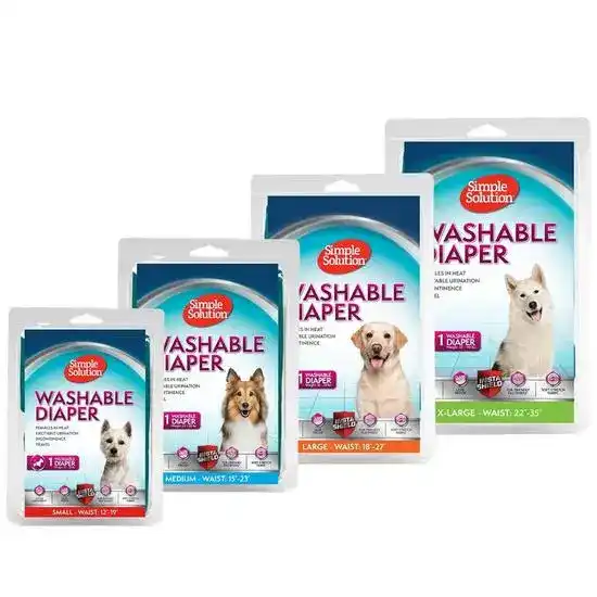 Simple Solution Washable Reusable Dog Diaper 19422