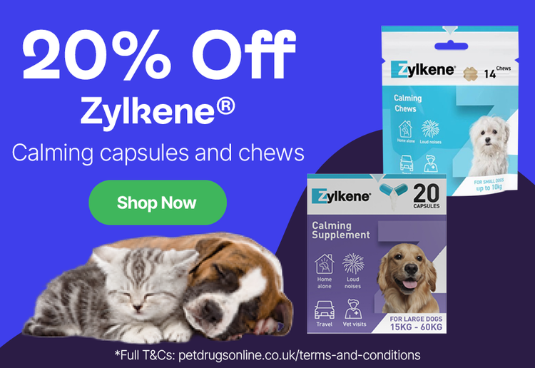 20% Off* Zylkene Capsules & Chews*