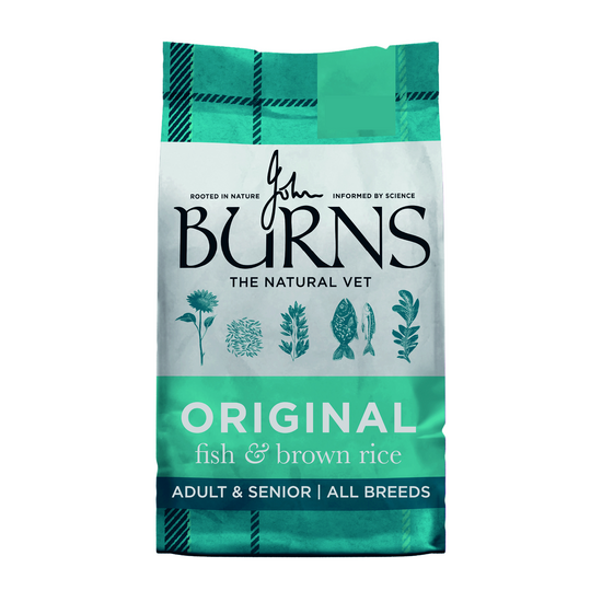 Burns Original Adult & Senior Dry Dog Food with Fish & Brown Rice 1073