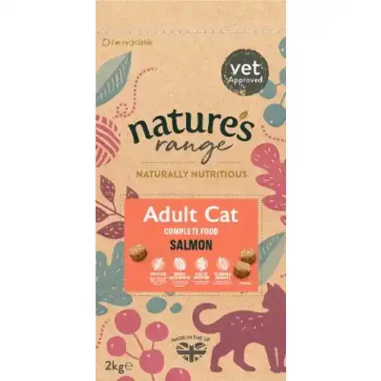 Nature's Range Adult Dry Cat Food with Salmon 17198