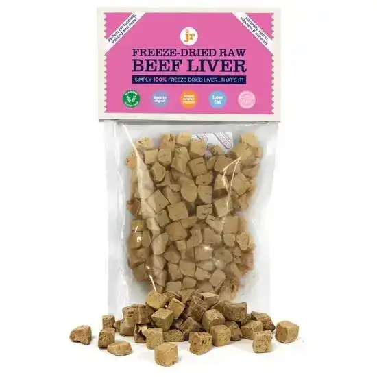 JR Pet Products Freeze-Dried Raw Beef Liver Treats for Dogs 19457