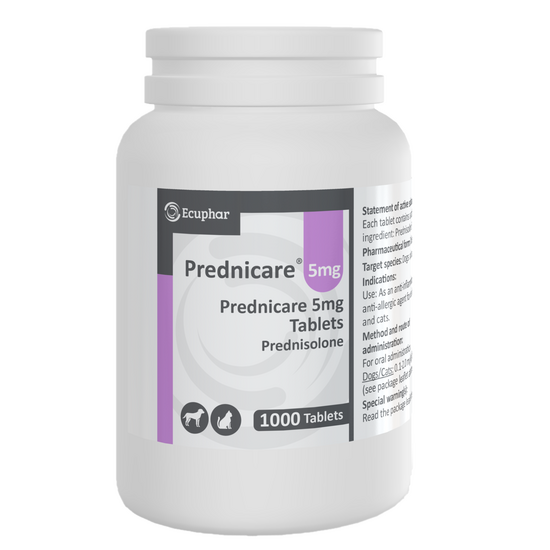 Prednicare Tablets for Dogs and Cats 5mg 3045