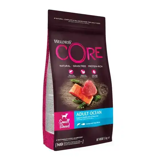 Wellness Core Small Breed Adult Ocean Dry Dog Food Salmon & Tuna 17028