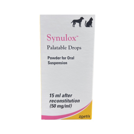 Synulox Palatable Drops for Dogs and Cats 50mg/ml 514