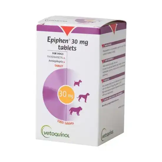 Epiphen (Phenobarbital) Tablets for Dogs 30mg 956