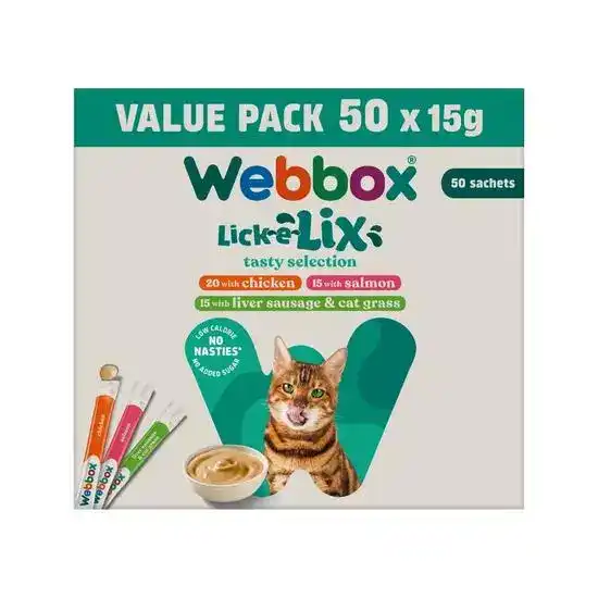 Webbox Lick e Lix Variety Mega Pack Cat Treats 21108
