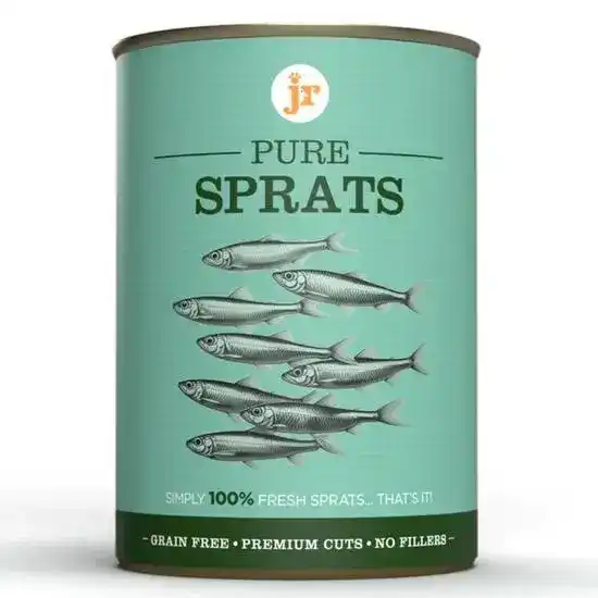 JR Pet Products Pure Sprats Topper & Mixer for Dogs 1 x 400g Can 18876
