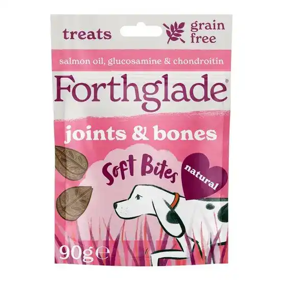 Forthglade Soft Bites Joints & Bones Dog Treats with Salmon Oil 8 x 90g 17844