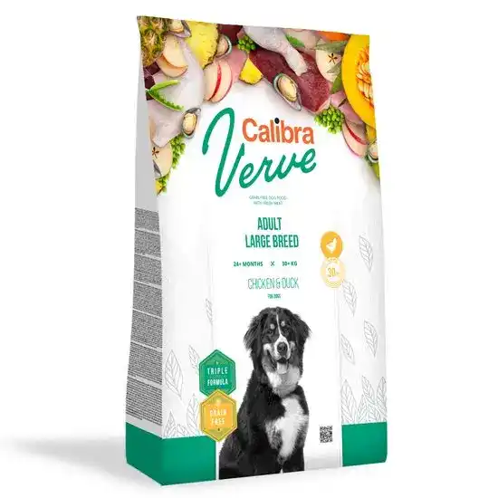 Calibra Dog Verve Grain Free Adult Large Breed Dry Dog Food with Chicken & Duck 15703