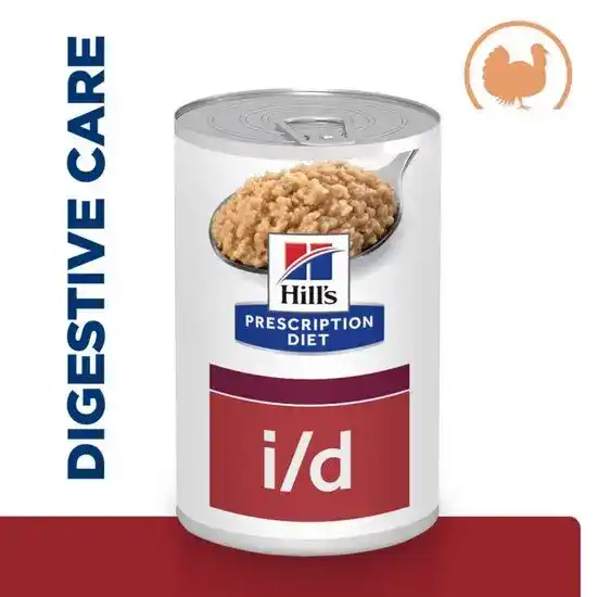 Hill's PRESCRIPTION DIET i/d Digestive Care Wet Dog Food with Turkey 12 x 360g Cans 15874