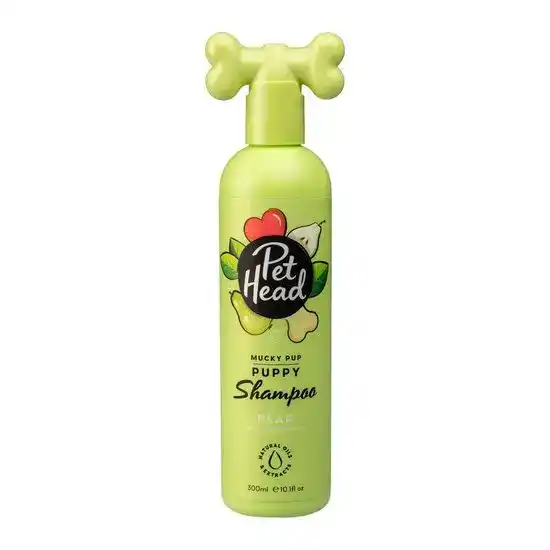 Pet Head Mucky Pup Puppy Shampoo for Dogs with Pear and Chamomile 300ml Bottle 4421