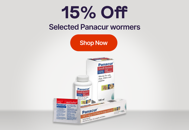 15% off selected panacur