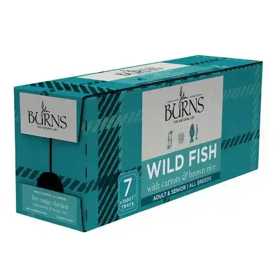 Burns Adult & Senior Wet Dog Food with Wild Fish 19495
