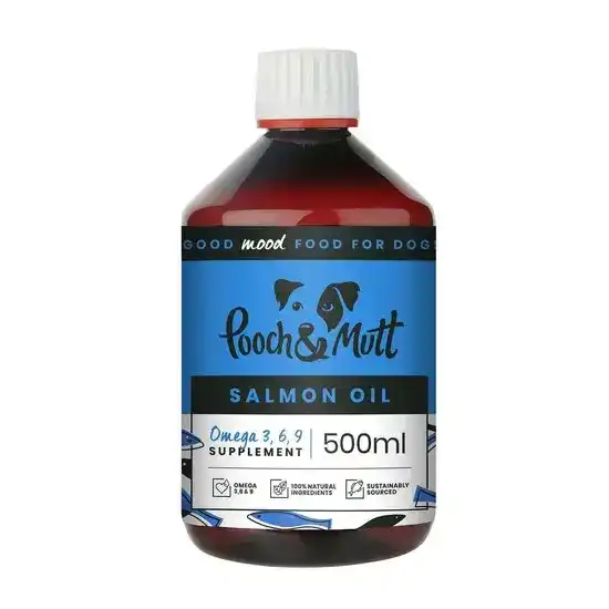 Pooch & Mutt Salmon Oil Omega Supplement For Dogs 15653