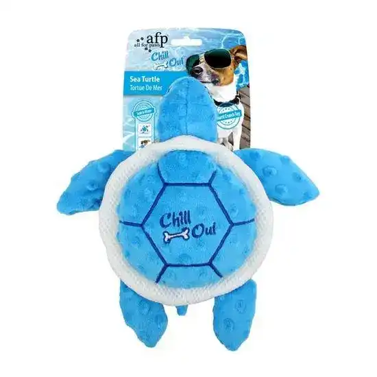 All For Paws Chill Out Sea Turtle Cooling Dog Toy 20537