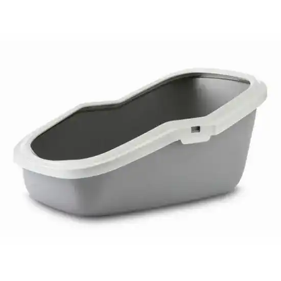 Savic Aseo Cat Litter Tray with High Sides and Rim 18721