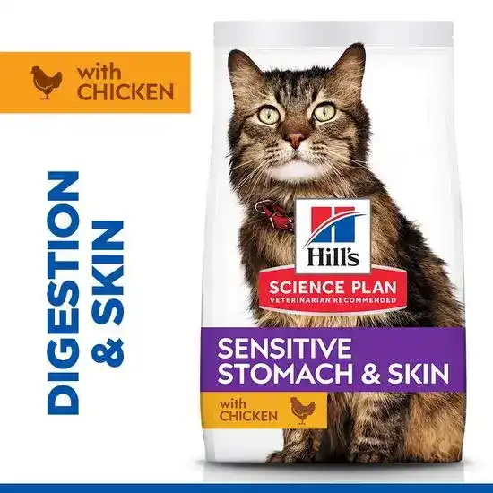 Hill's SCIENCE PLAN Specialty Adult Sensitive Stomach & Skin Dry Cat Food with Chicken 2370
