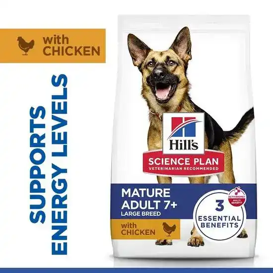 Hill's SCIENCE PLAN Large Breed Mature Adult Dry Dog Food with Chicken 2393