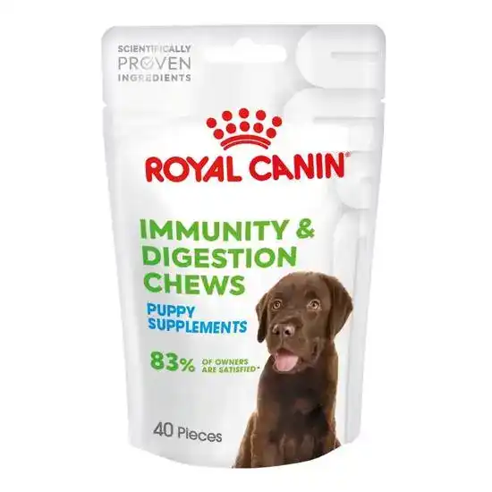 ROYAL CANIN Immunity & Digestion Soft Chew Supplements for Puppies 40 Pieces 18459