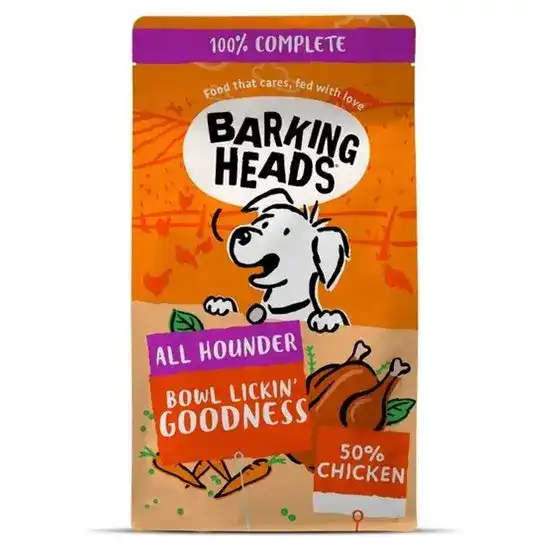 Barking Heads All Hounder Bowl Lickin' Goodness Adult Dry Dog Food with Chicken 18075