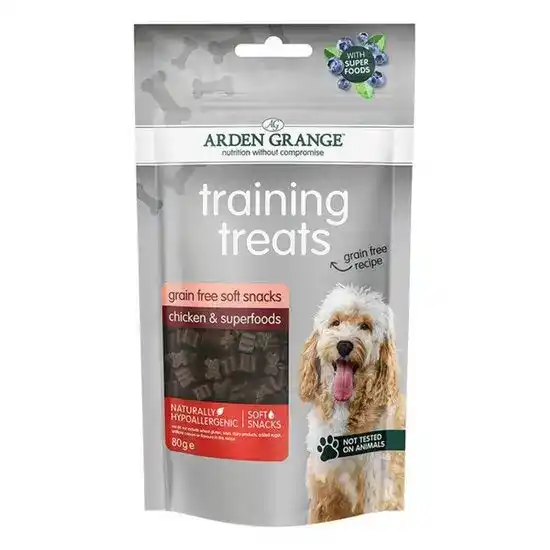 Arden Grange Training Treats Grain Free Chicken and Superfoods 3 x 80g 17791