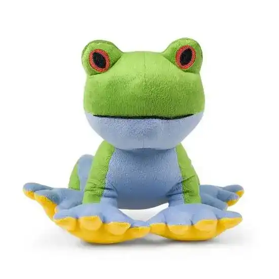 Petface Planet Trev Tree Frog Plush Dog Toy 18520