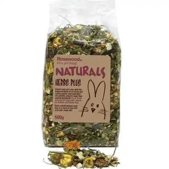 Rosewood Naturals Herbs Plus Mix for Small Animals 1 x 500g 16966