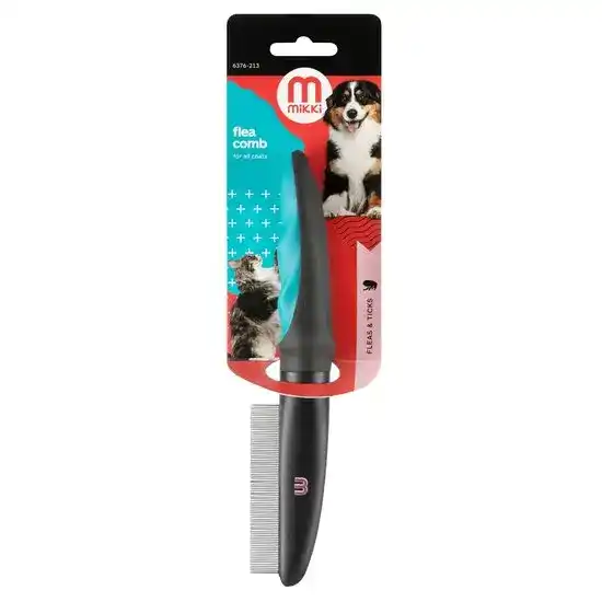 Mikki Classic All Coats Deluxe Flea Comb for Dogs & Cats 16656
