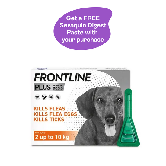 FRONTLINE PLUS Spot-On Flea and Tick Treatment for Small Dogs (2kg-10kg) 9985