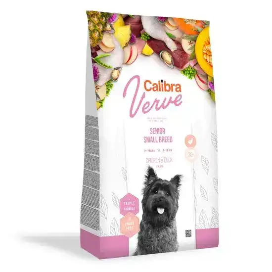 Calibra Dog Verve Grain Free Senior Small Breed Dry Dog Food with Chicken & Duck 15722