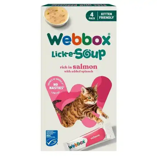 Webbox Lick e Soup Cat Treats Salmon Fillet 21078