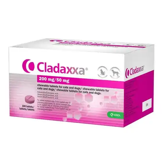 Cladaxxa Chewable Tablets for Cats & Dogs 200mg/50mg 16490