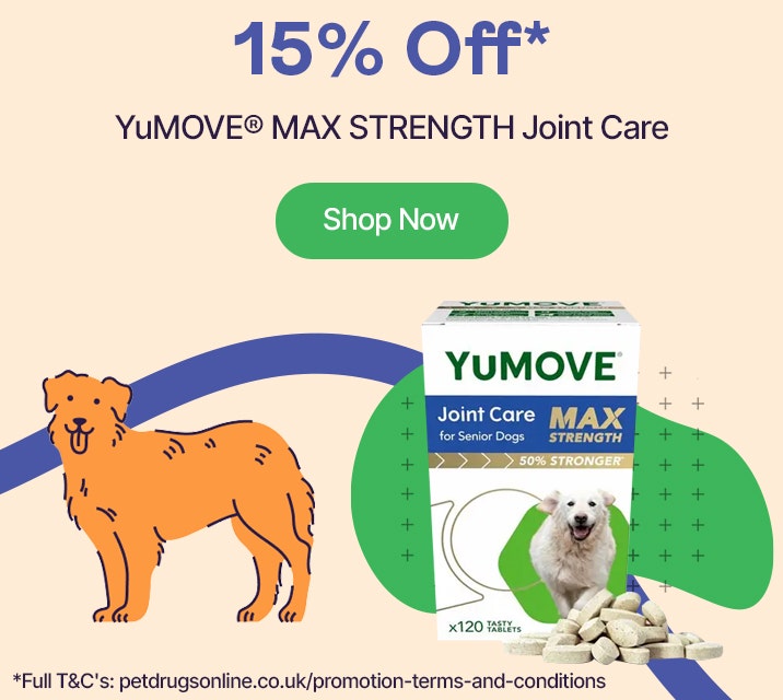 YuMOVE 15% off max strength joint care